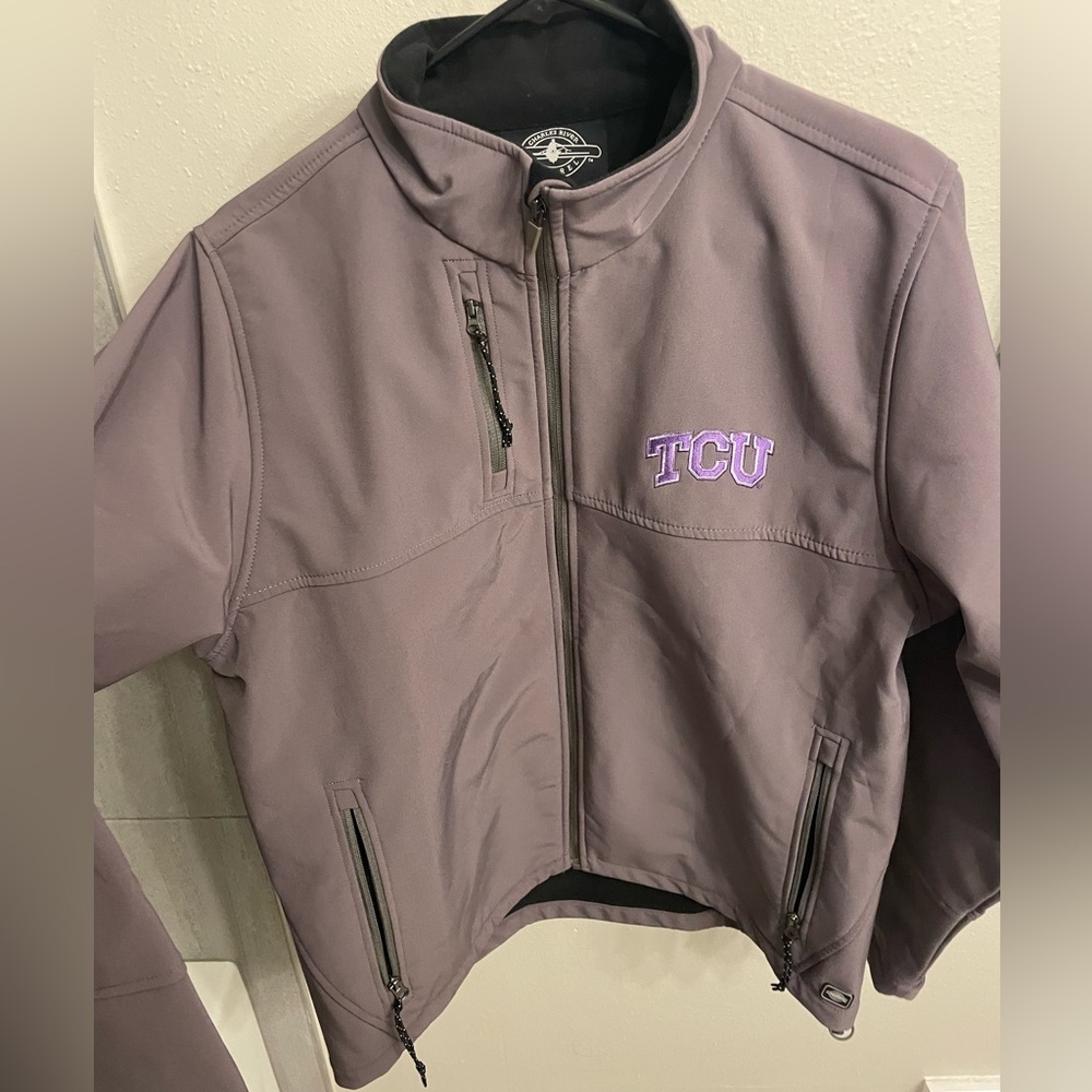 Charles River TCU Size Medium Zip Up Jacket